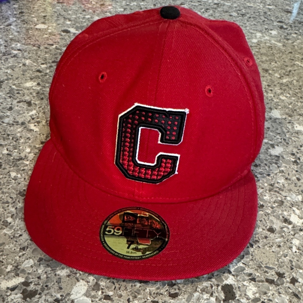 Cleveland New Era 59FIFTY Fitted Hat – Size 7 1/8